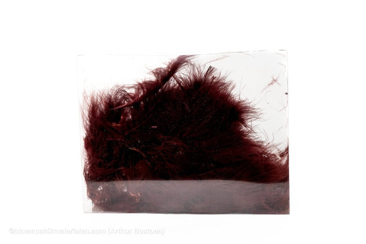 VEREN MARABOU GROOT BORDEAUX +/ - 45GR - bloemschikmaterialen.com
