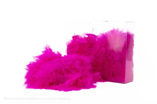 VEREN MARABOU GROOT CYCLAAM +/ - 10GR - bloemschikmaterialen.com