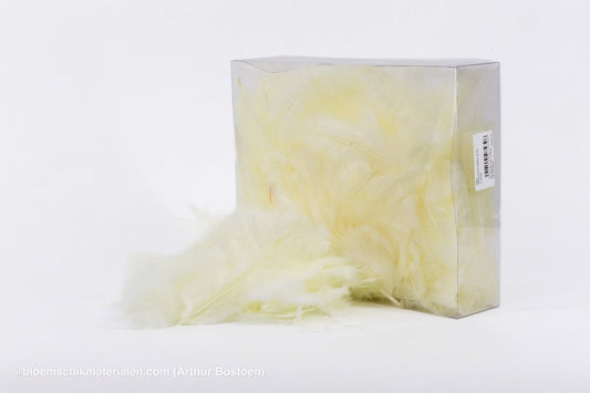 VEREN MARABOU GROOT ECRU +/ - 10GR - bloemschikmaterialen.com