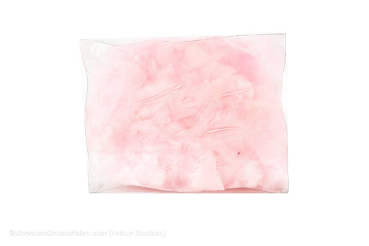 VEREN MARABOU GROOT LICHTROOS +/ - 45GR - bloemschikmaterialen.com