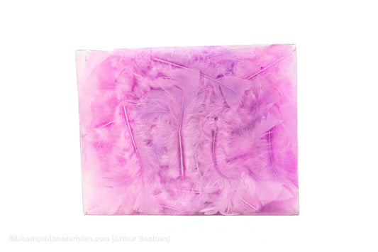 VEREN MARABOU GROOT LILA +/ - 45GR - bloemschikmaterialen.com