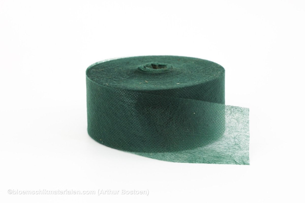 WIKKELBAND GROEN VLIES 6CM BREEDTE (100m lang) - bloemschikmaterialen.com