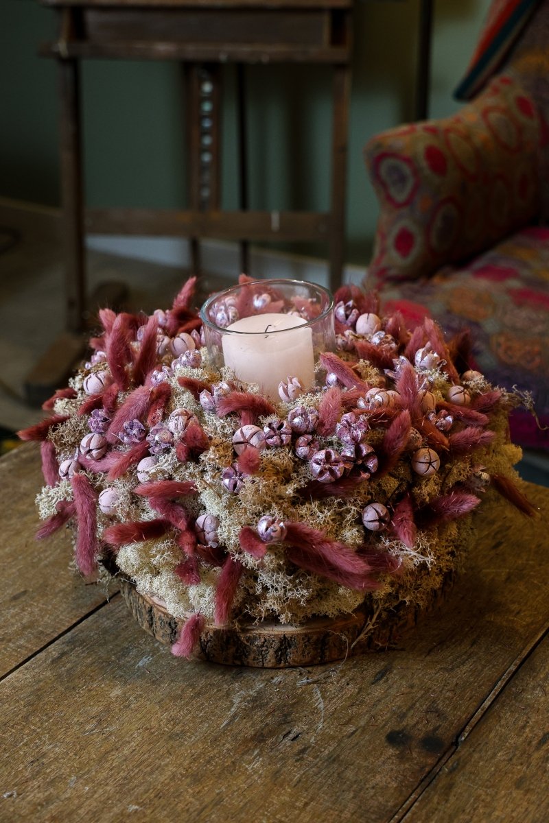 Windlicht met Pastel Touch (Pakket) - bloemschikmaterialen.com