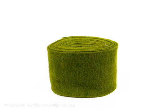 WOL VILT 15CM +/-5M MOSGROEN - bloemschikmaterialen.com