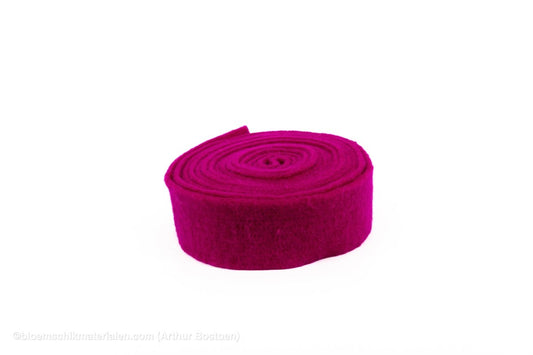 WOL VILT 7.5CM +/-5M FUCHSIA - bloemschikmaterialen.com