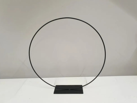 Frame ring op voet 25 cm zwart