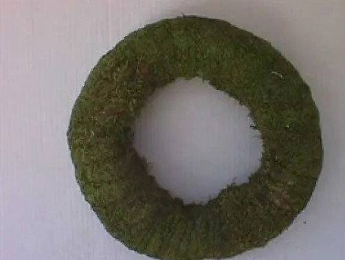 Krans geconserveerd groen mos 13 cm
