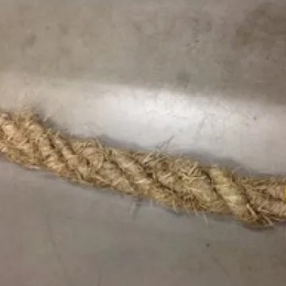 Zeegras touw  (rati rope thick) naturel +/4M